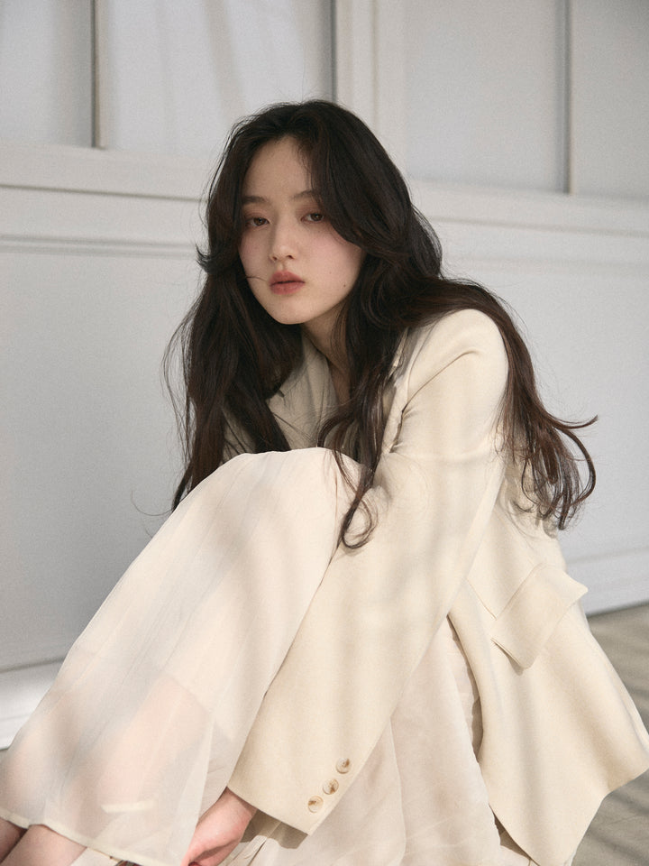 ジャケット&ベスト&プリーツスカート3 PIECES SET UP