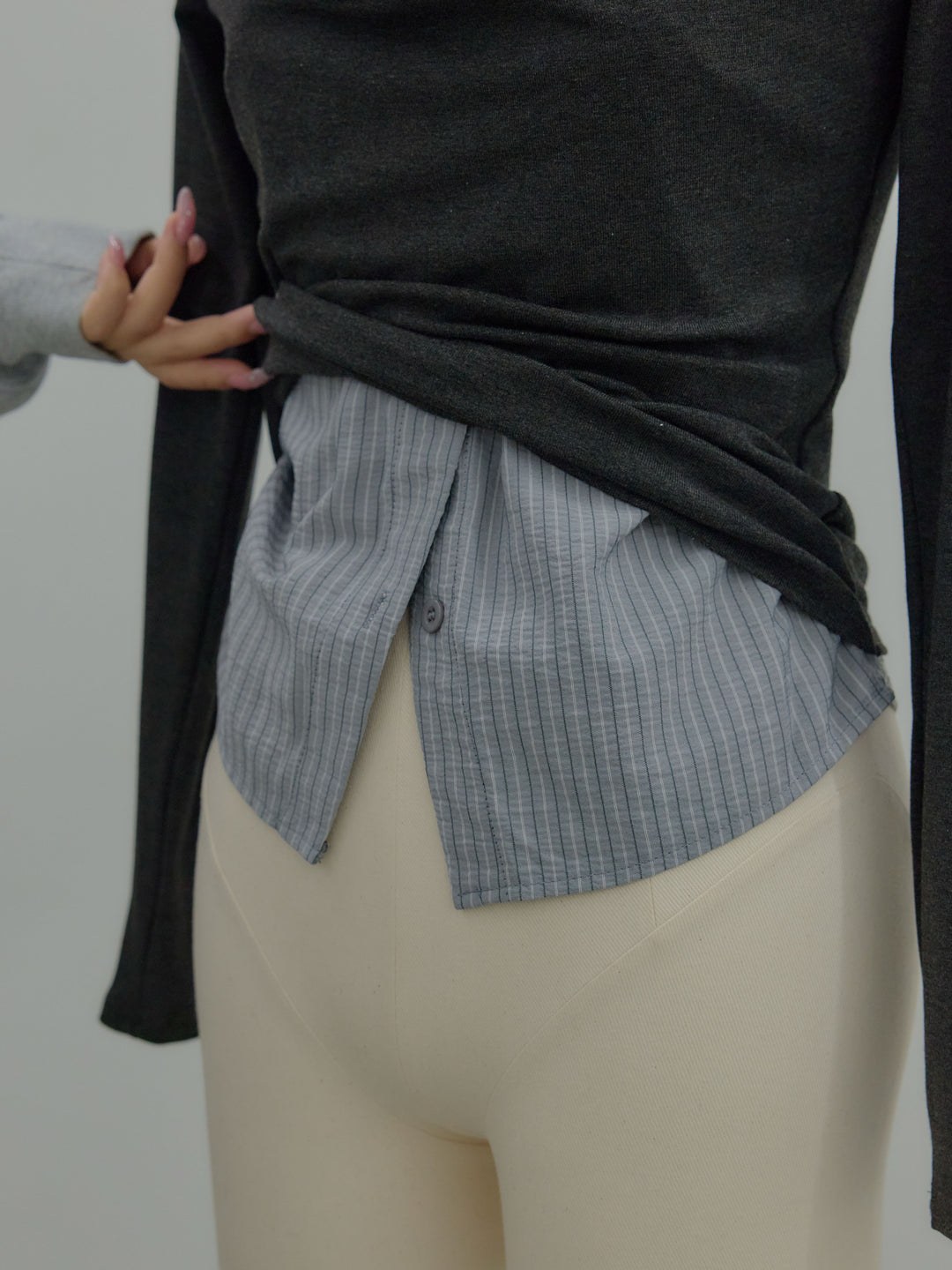 シャツドッキングドレープアソートトップス