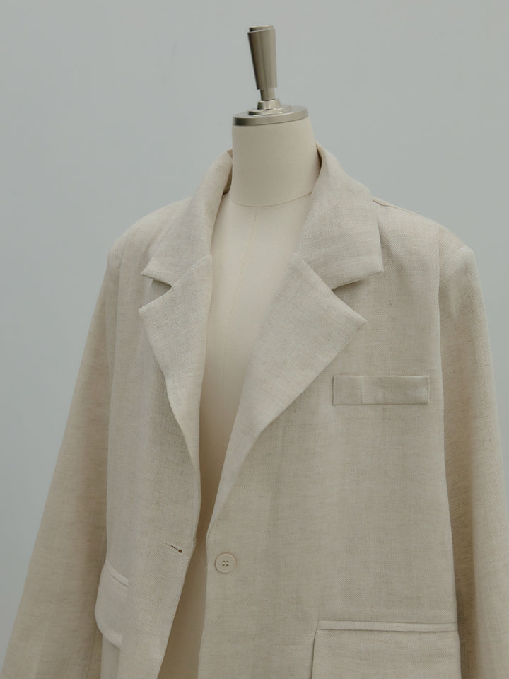 ラフタッチオーバーサイズジャケット