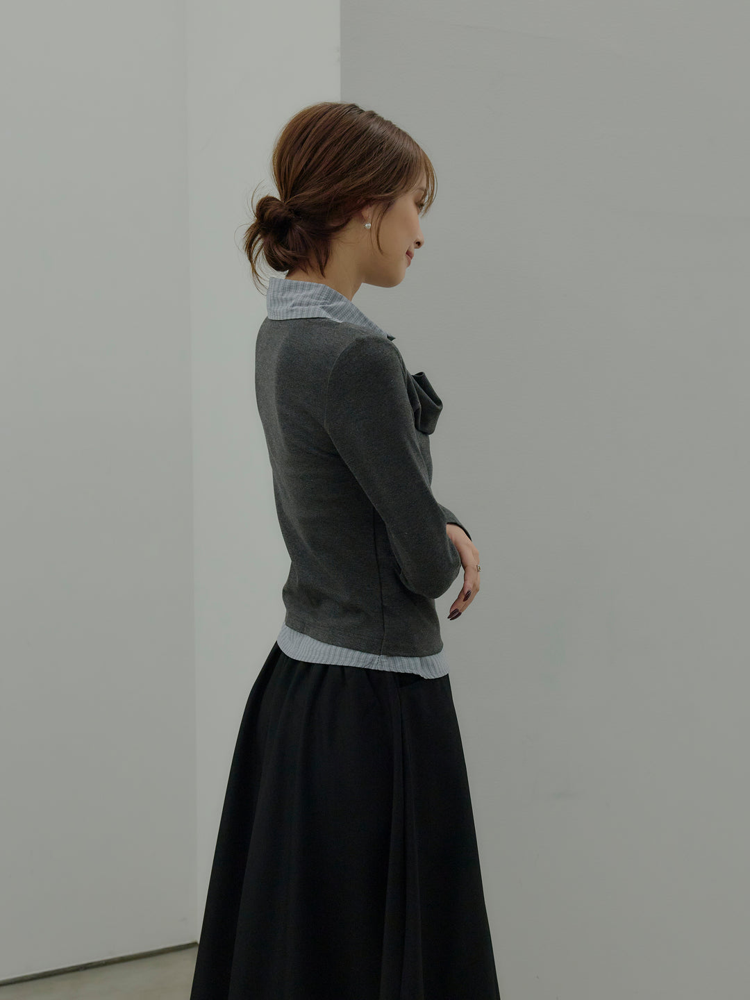 シャツドッキングドレープアソートトップス