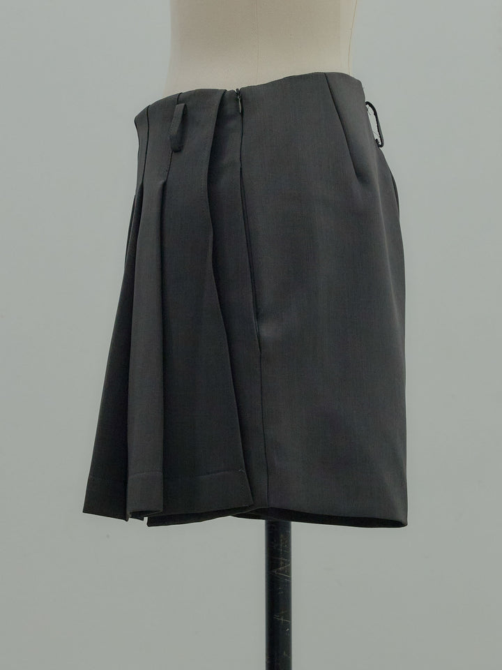 オーバーサイズループスリーブジャケット＆プリーツミニスコートSET UP