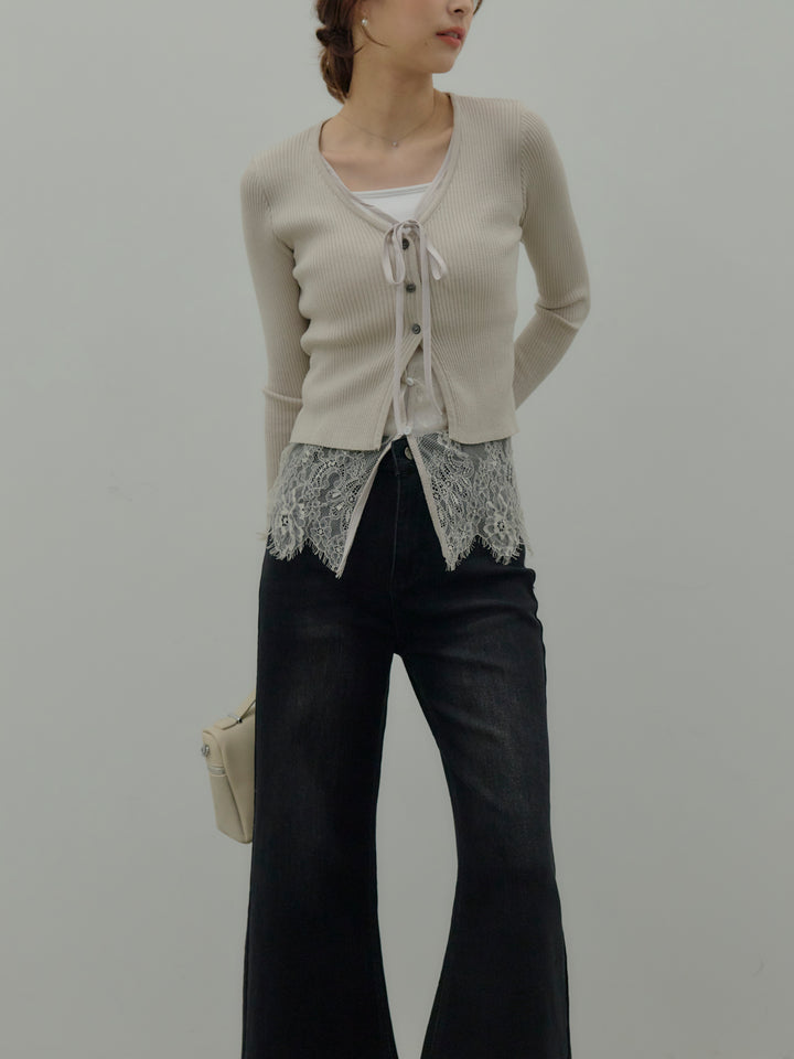 コットンフレアデニム