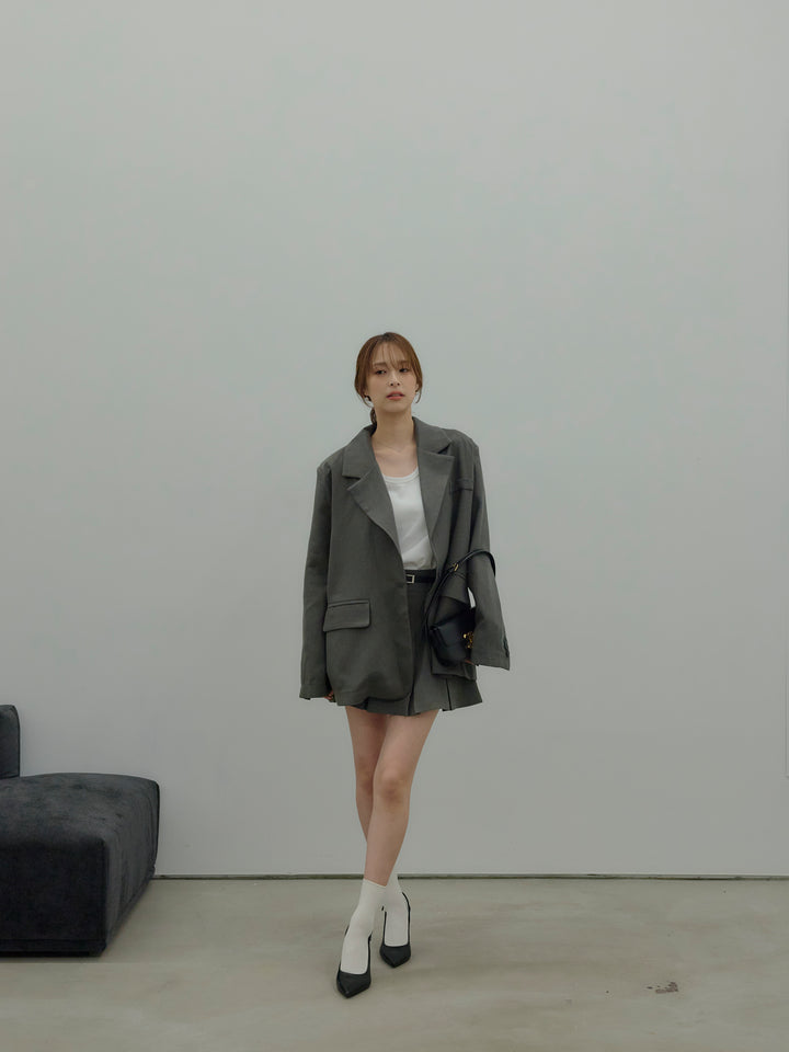 ラフタッチオーバーサイズジャケット