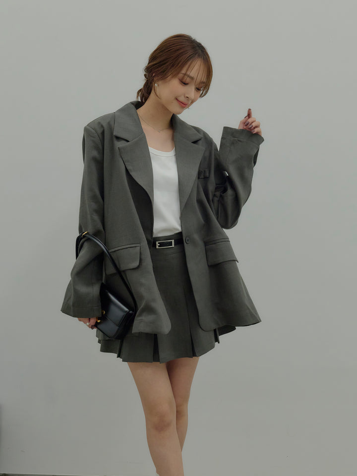 ラフタッチオーバーサイズジャケット