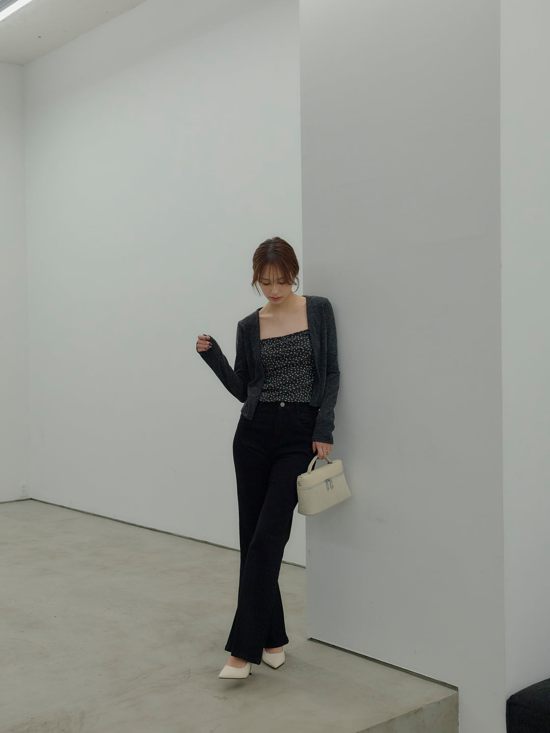 フラワーキャミソール&カーディガンSET