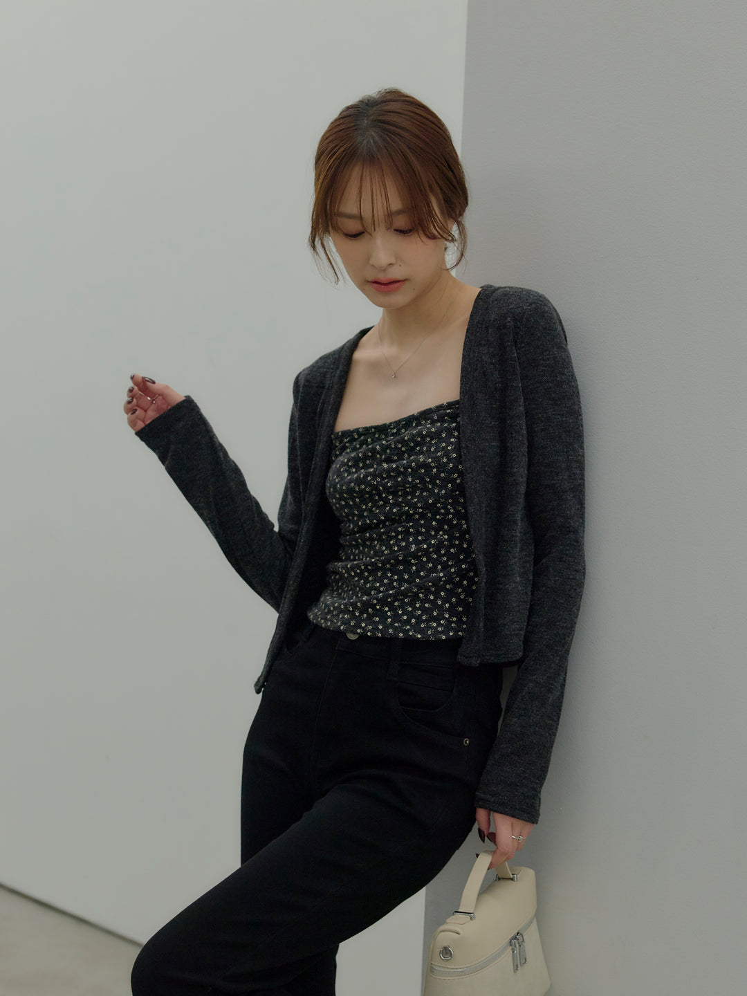 フラワーキャミソール&カーディガンSET