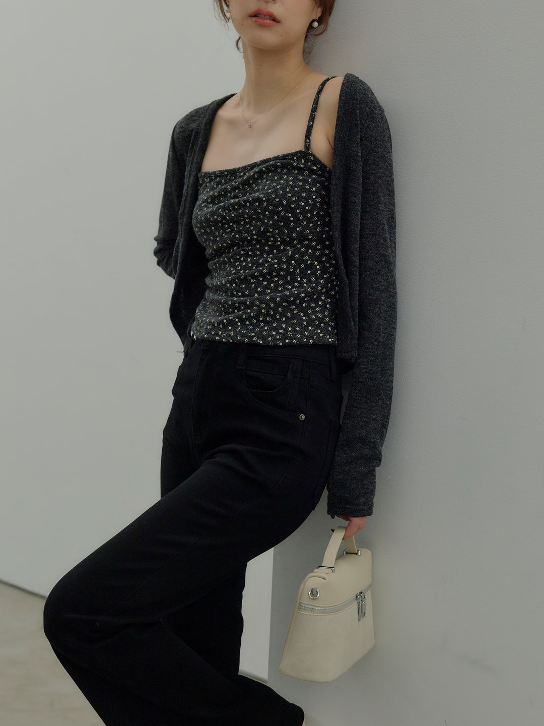 フラワーキャミソール&カーディガンSET