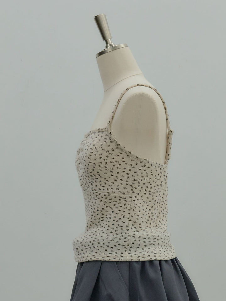 フラワーキャミソール&カーディガンSET