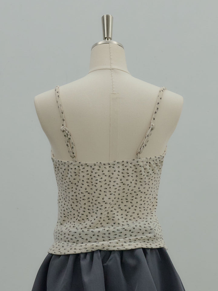 フラワーキャミソール&カーディガンSET