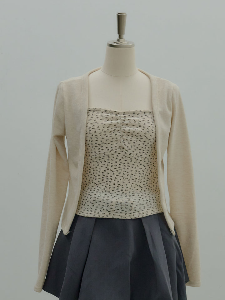 フラワーキャミソール&カーディガンSET