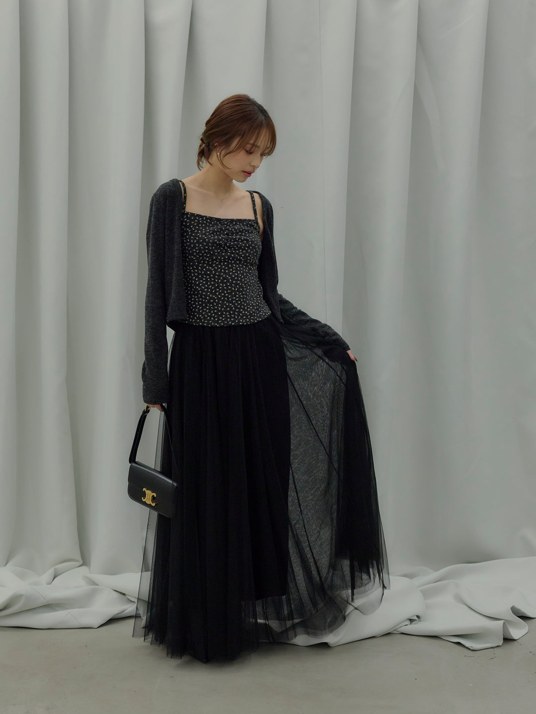 フラワーキャミソール&カーディガンSET