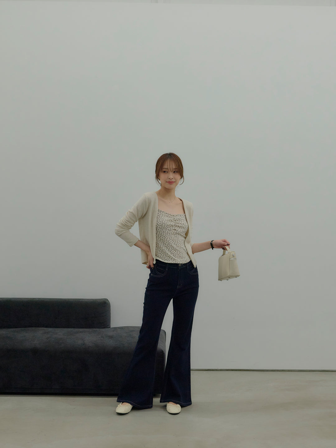 フラワーキャミソール&カーディガンSET