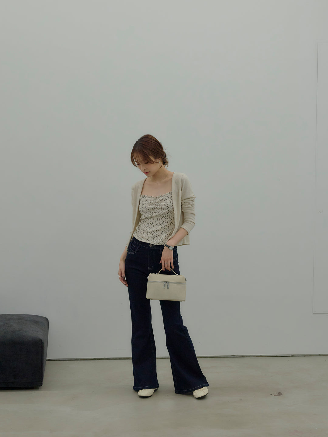 フラワーキャミソール&カーディガンSET