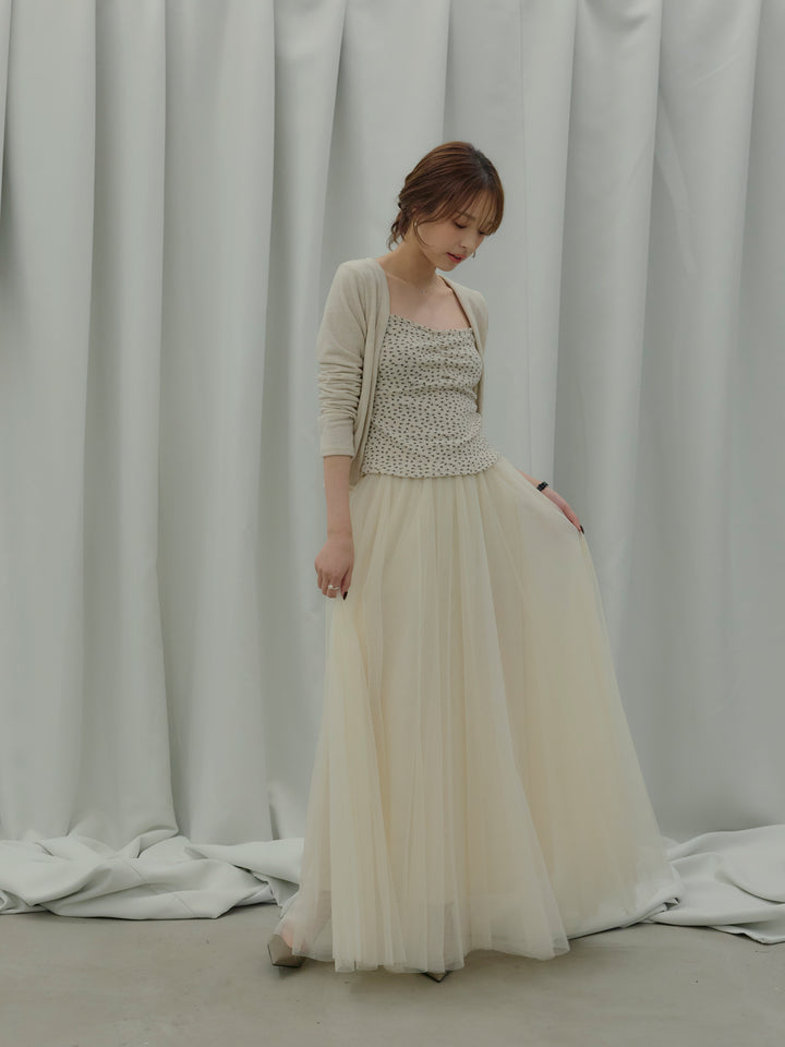 フラワーキャミソール&カーディガンSET