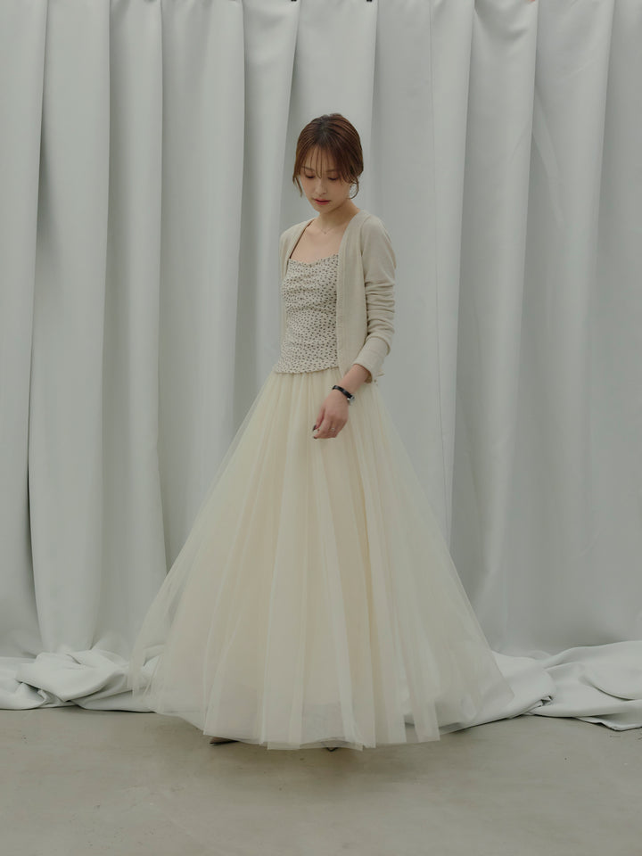 フラワーキャミソール&カーディガンSET