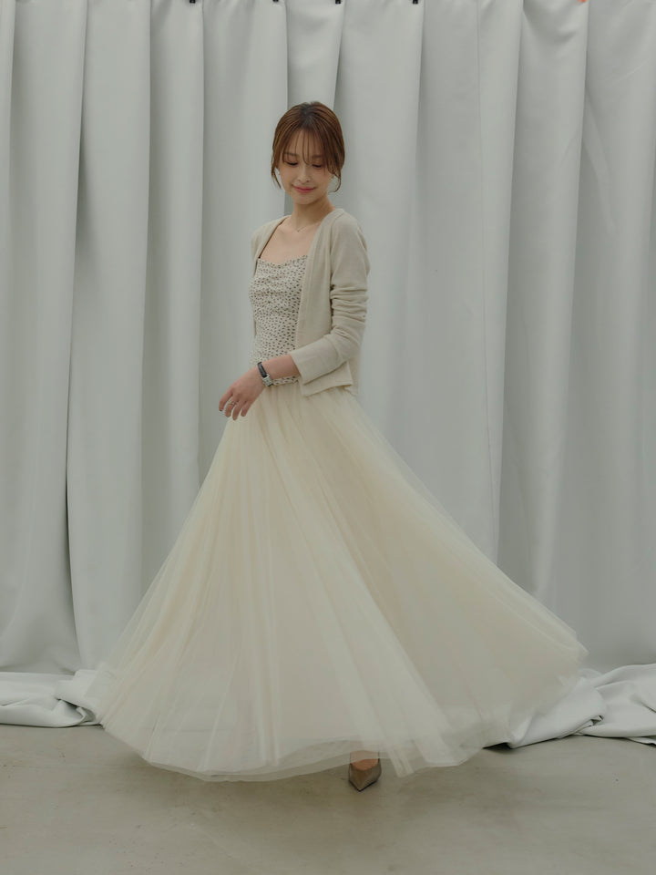 フラワーキャミソール&カーディガンSET