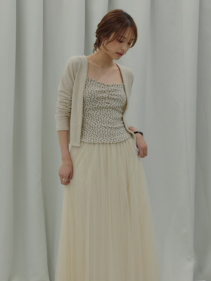 フラワーキャミソール&カーディガンSET