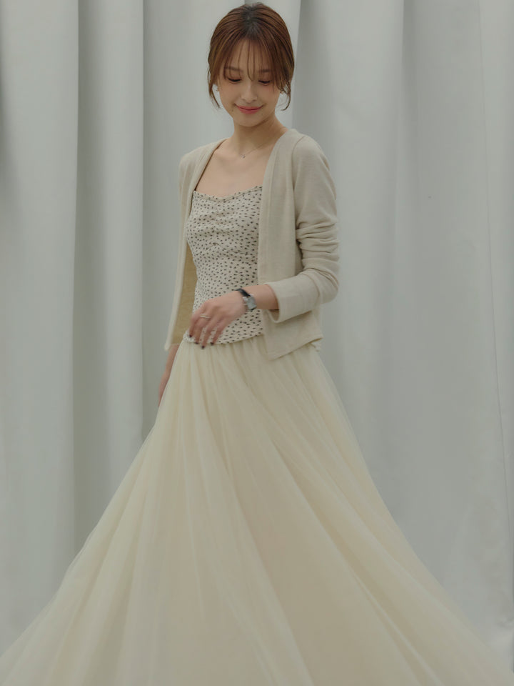 フラワーキャミソール&カーディガンSET