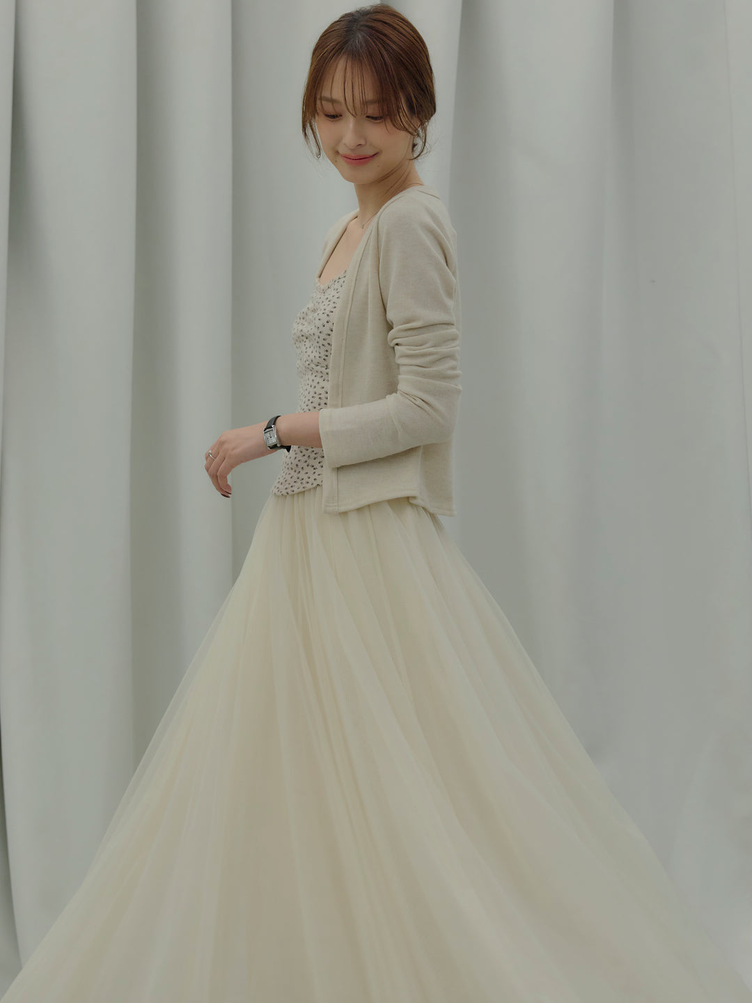 フラワーキャミソール&カーディガンSET