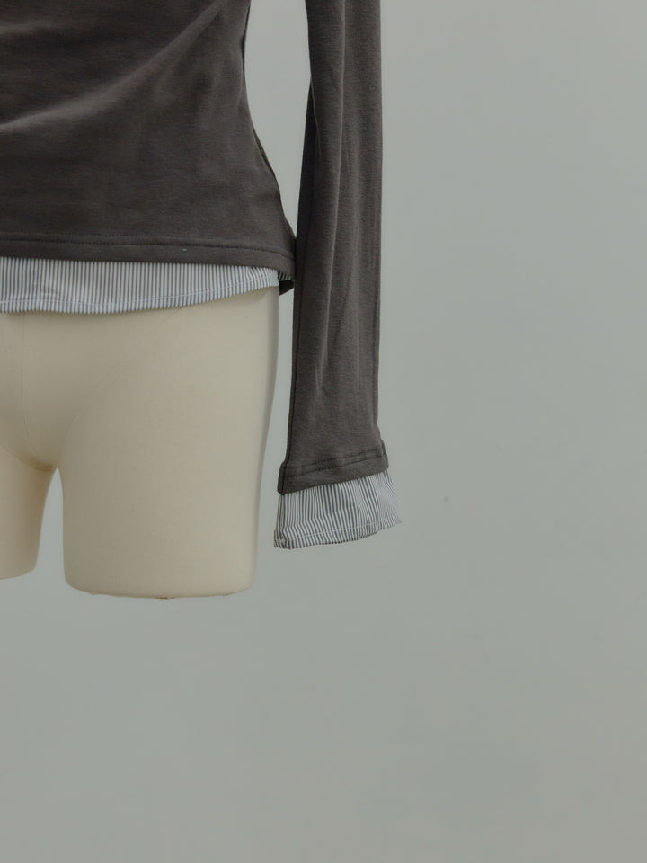 シャツドッキングドレープアソートトップス