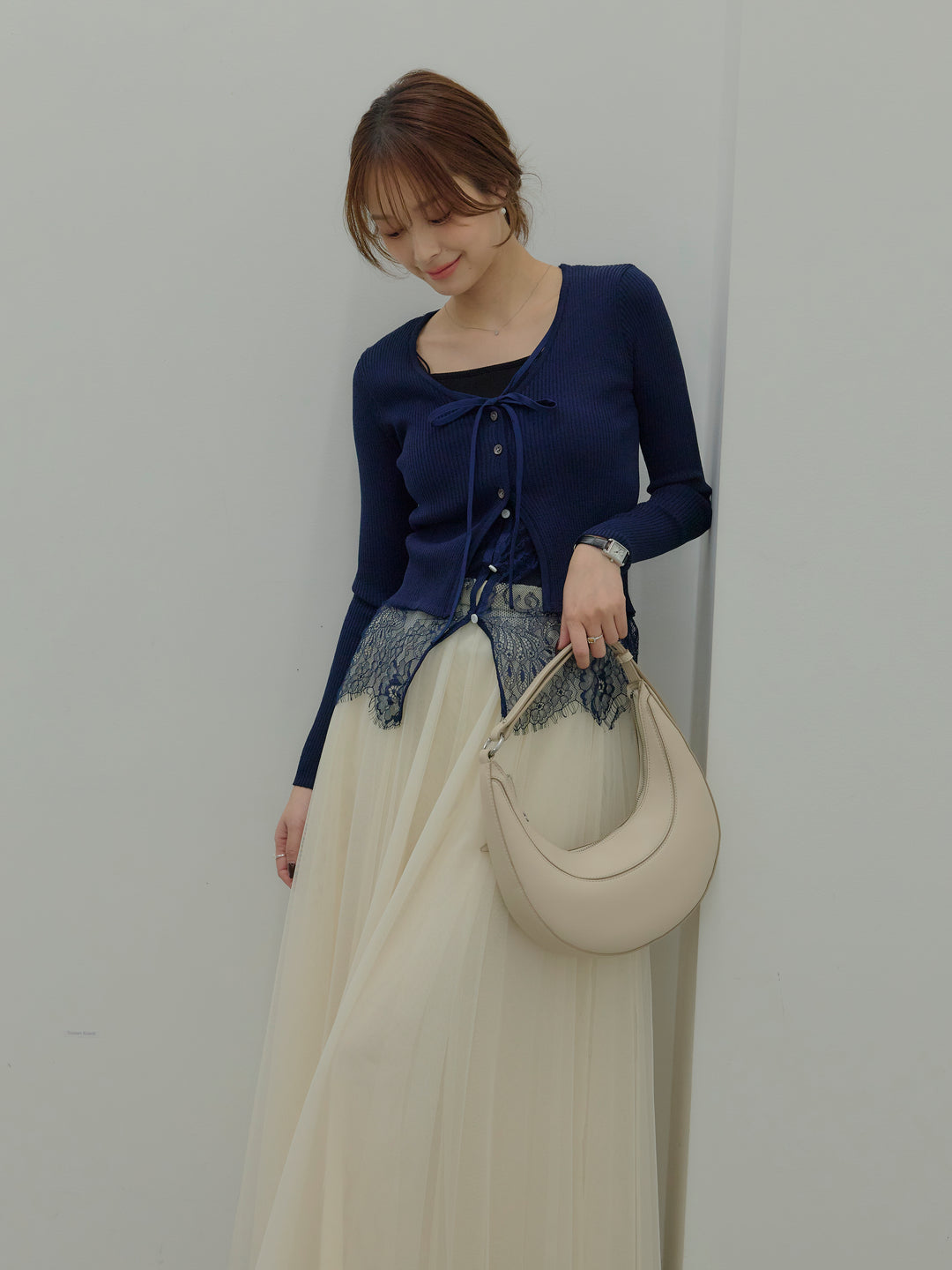 【SET】カットリブカップ付きバッククロスキャミソール+カットリブカップ付きバッククロスキャミソール(2set)