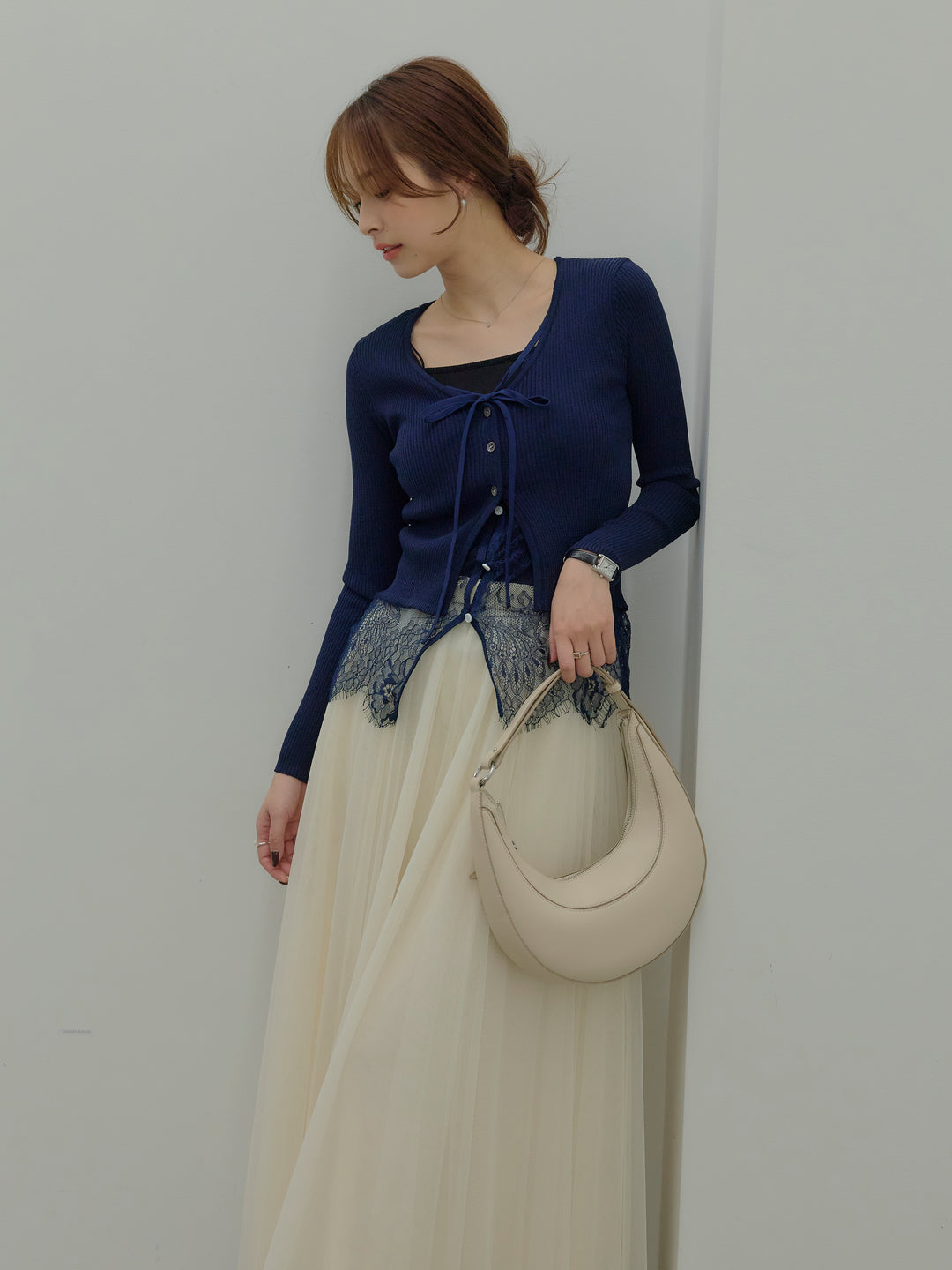 【SET】カットリブカップ付きバッククロスキャミソール+カットリブカップ付きバッククロスキャミソール(2set)