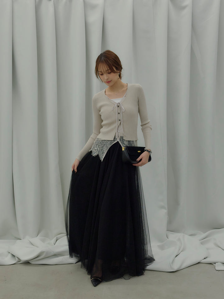 【SET】カットリブカップ付きバッククロスキャミソール+カットリブカップ付きバッククロスキャミソール(2set)