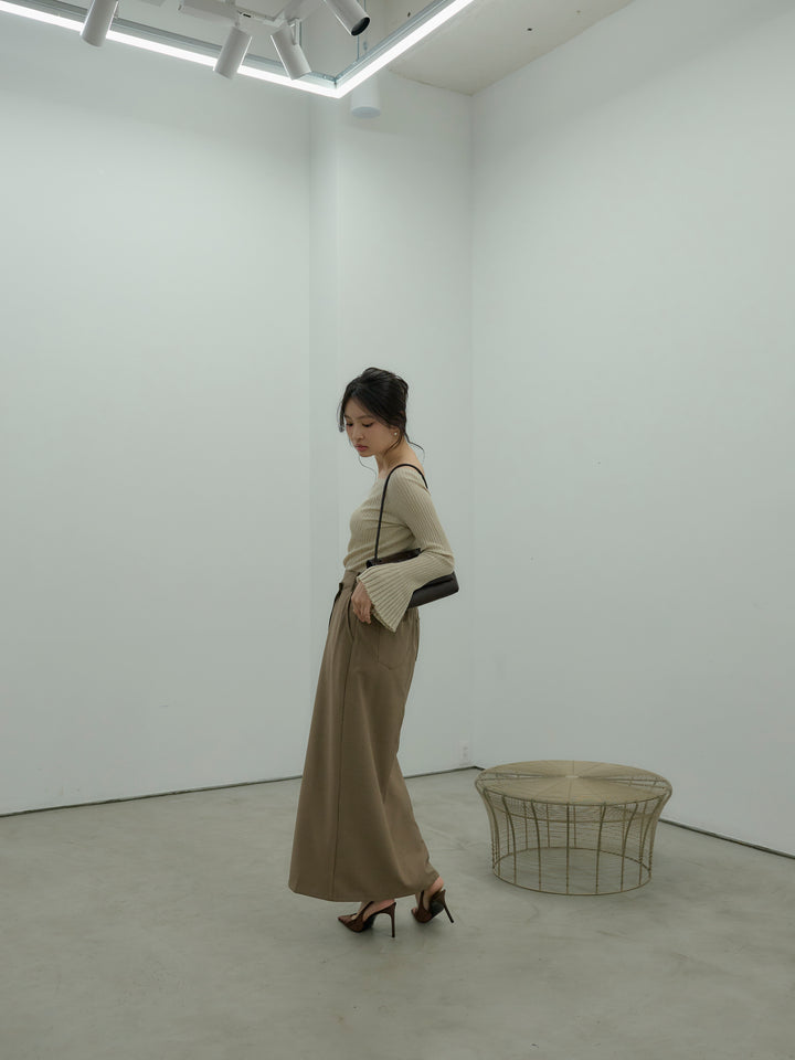 フロントラップスリムスカート