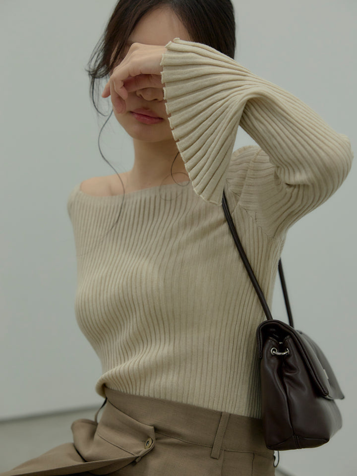 フロントラップスリムスカート