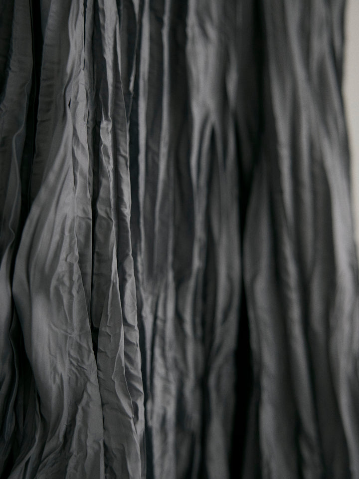 グロッシーワッシャープリーツスカート