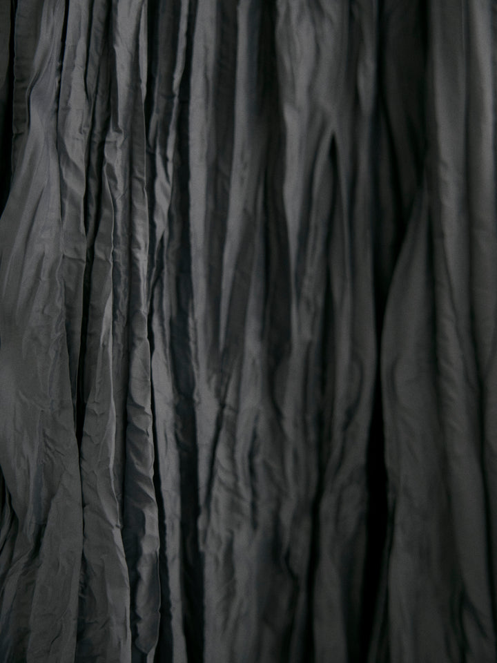 グロッシーワッシャープリーツスカート