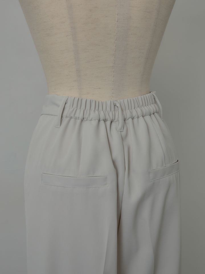 エステルツイルセミフレアパンツ