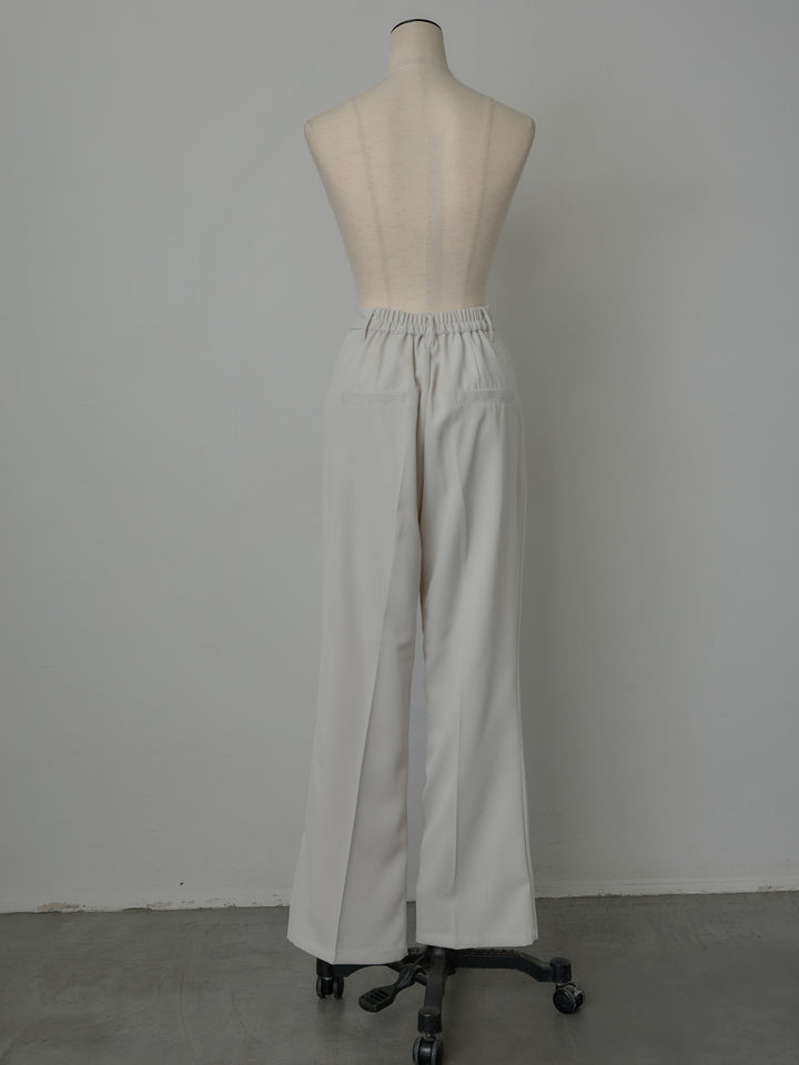 エステルツイルセミフレアパンツ