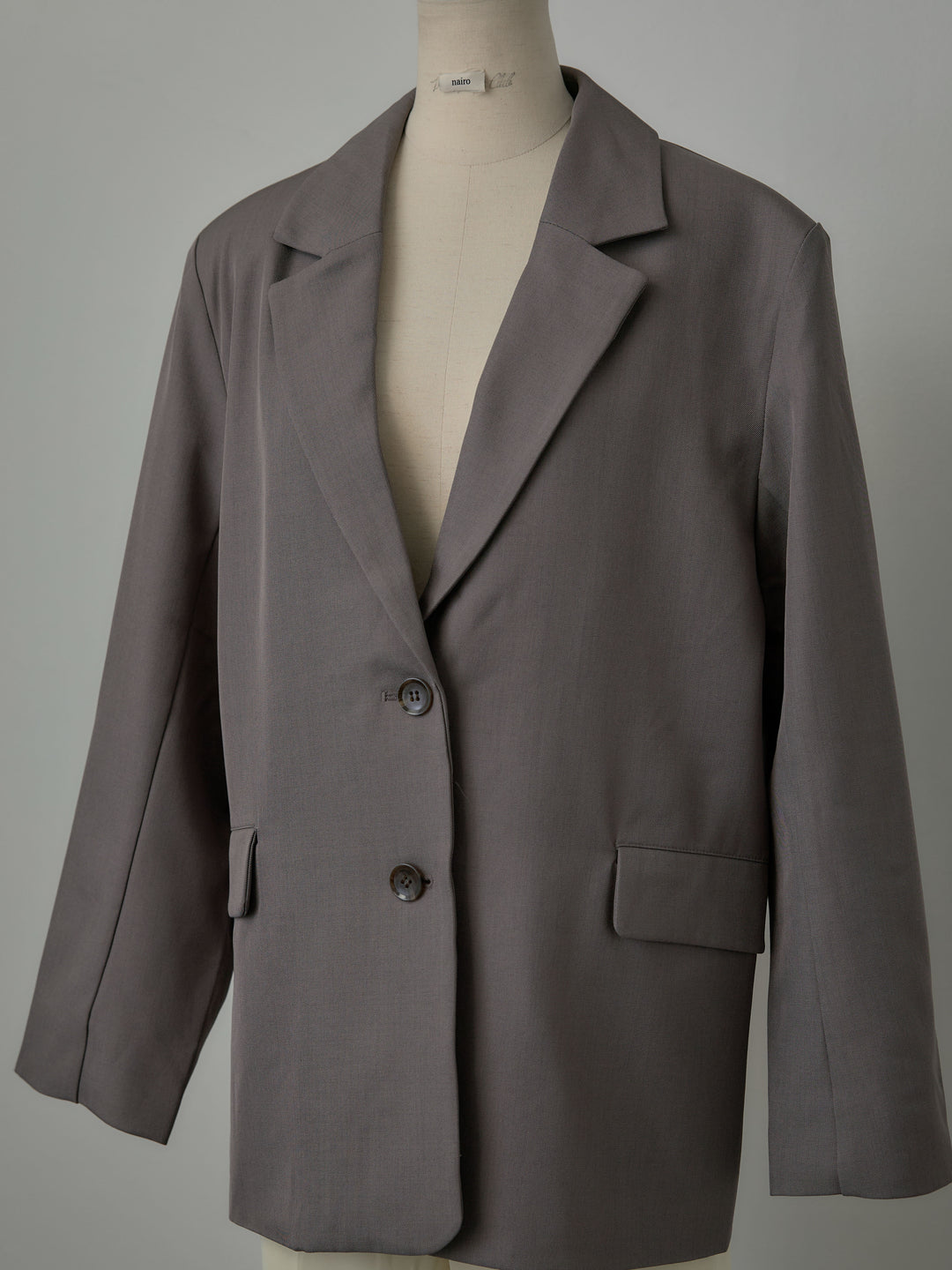 スーツ地シングルテーラードジャケット