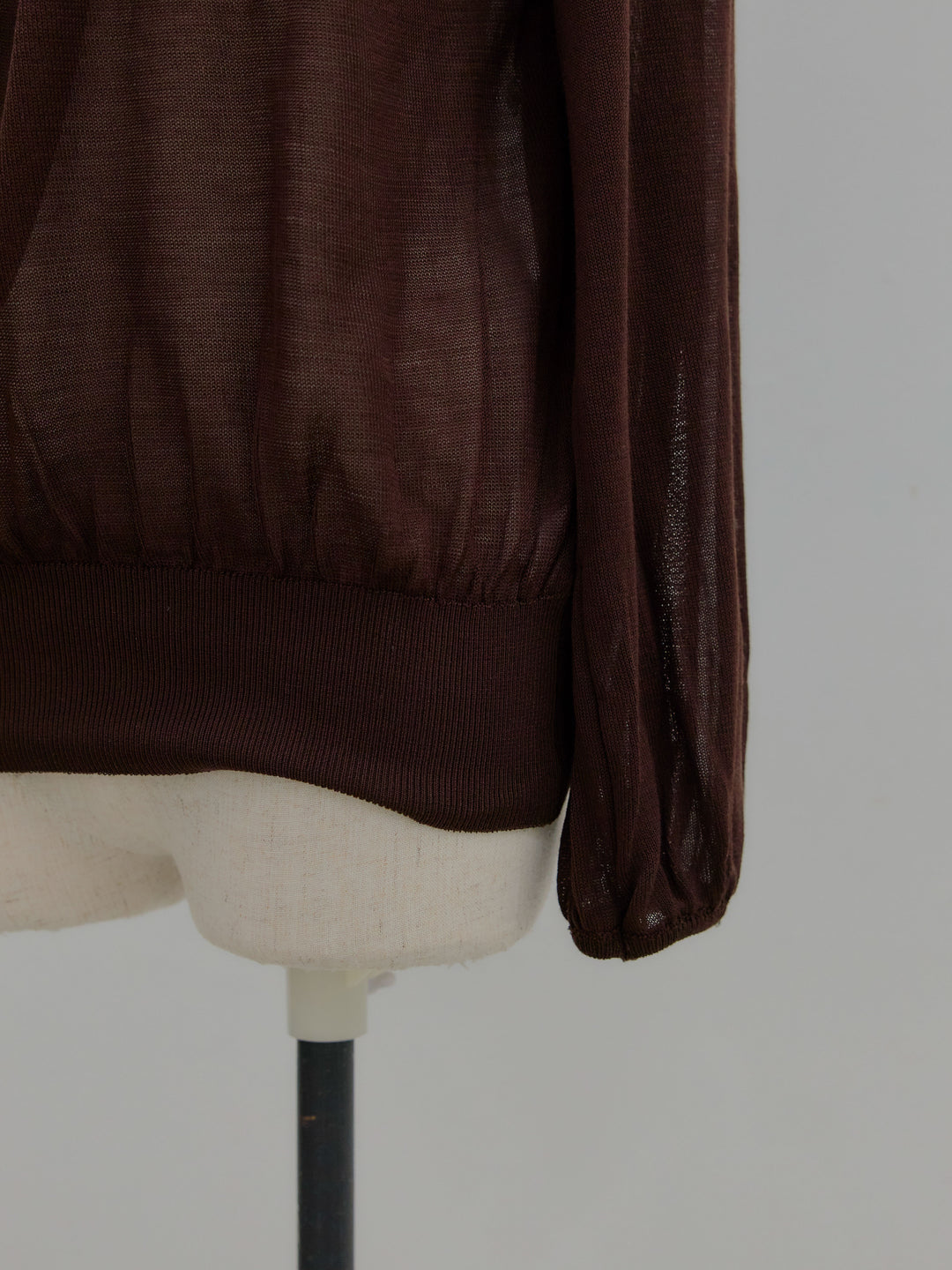 ニュアンスギャザーシアープルオーバー