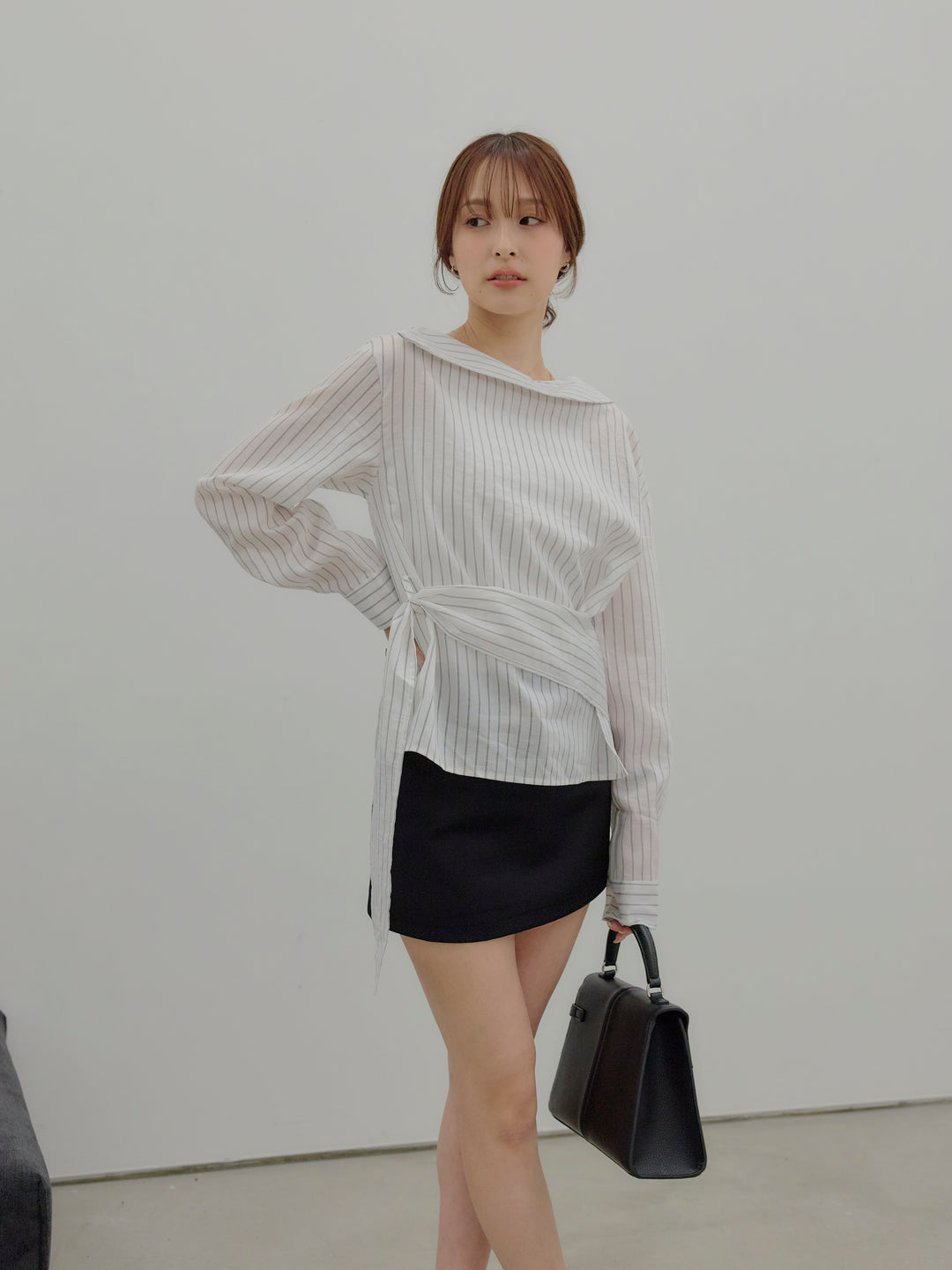 ベルト付きミニスカート（インバン付き）