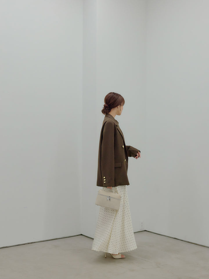 ゴールドボタンテーラードジャケット