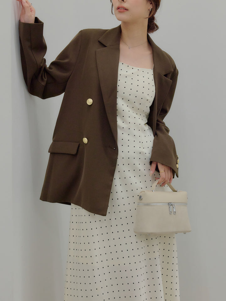 ゴールドボタンテーラードジャケット