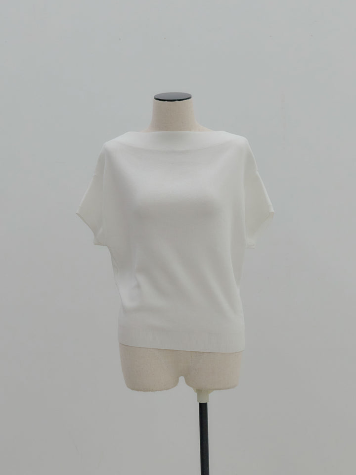 2WAYネックスプリングニットトップス