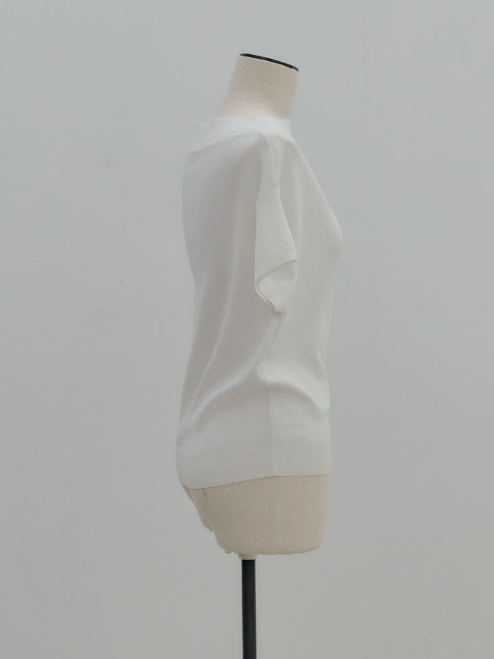 2WAYネックスプリングニットトップス