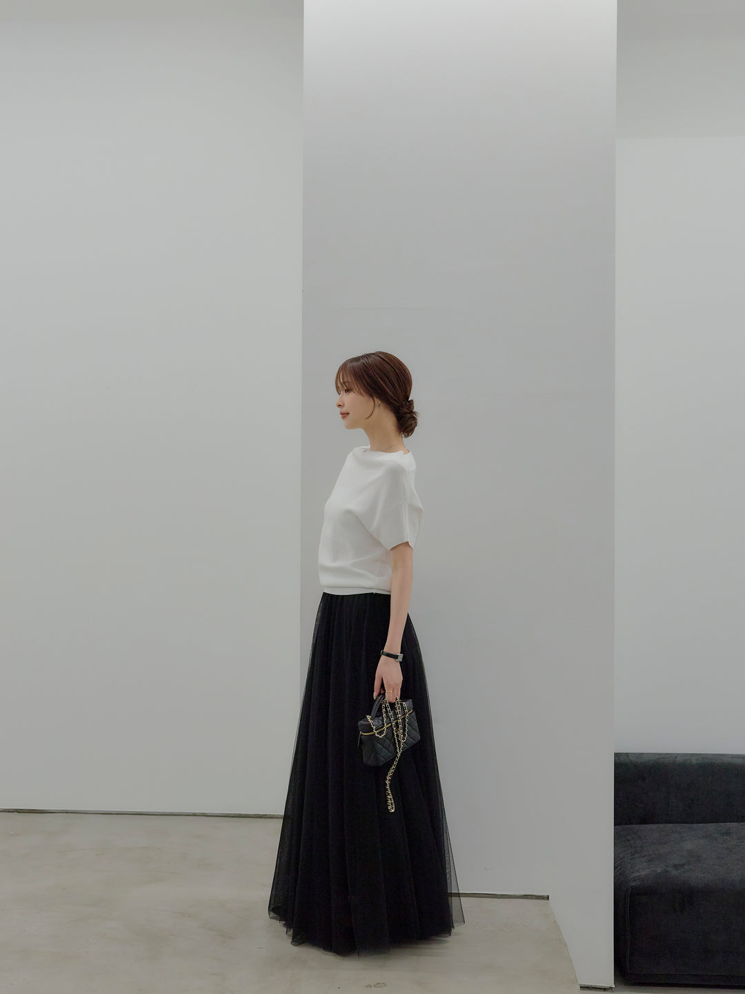 2WAYネックスプリングニットトップス