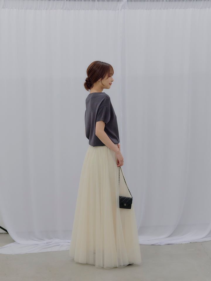 2WAYネックスプリングニットトップス