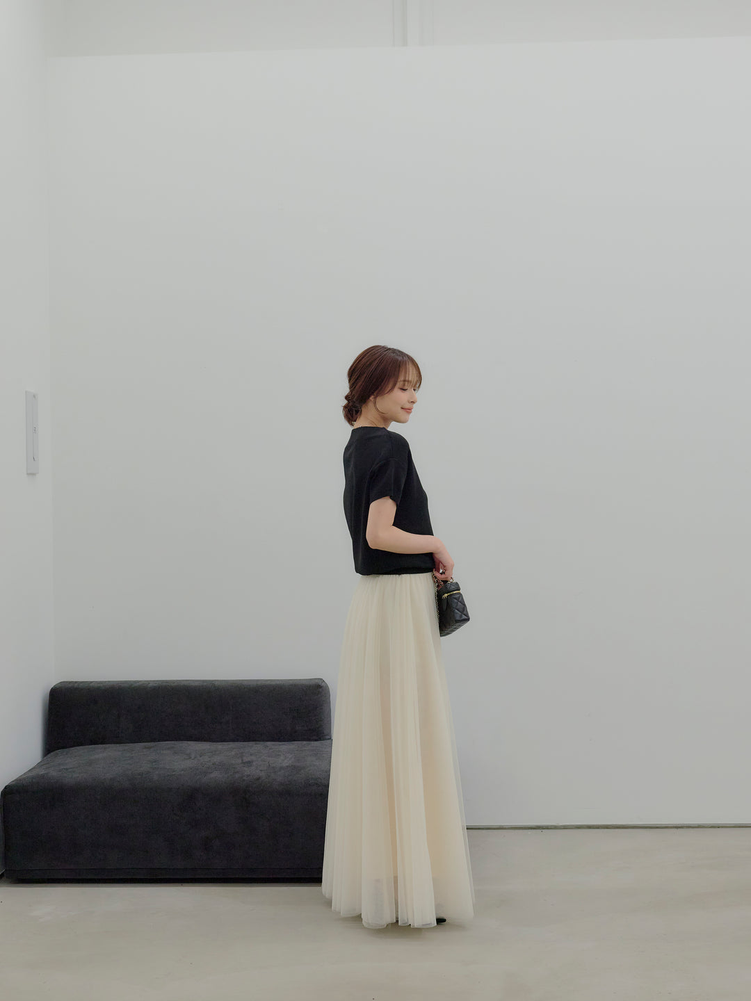 2WAYネックスプリングニットトップス