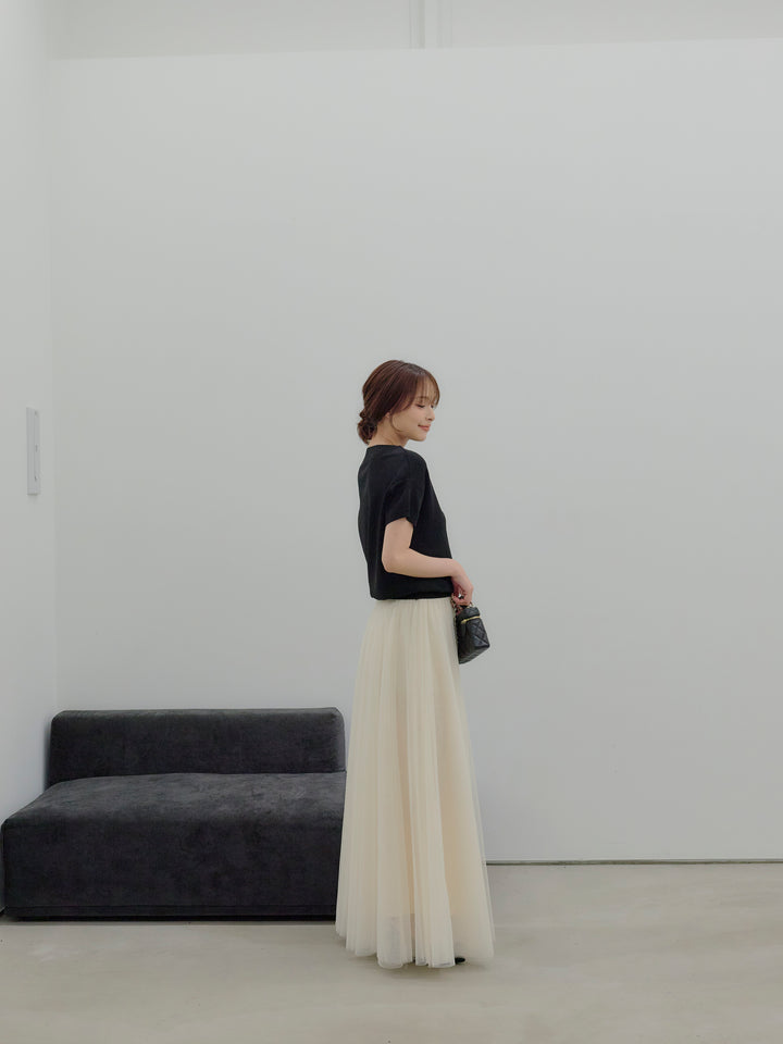 2WAYネックスプリングニットトップス