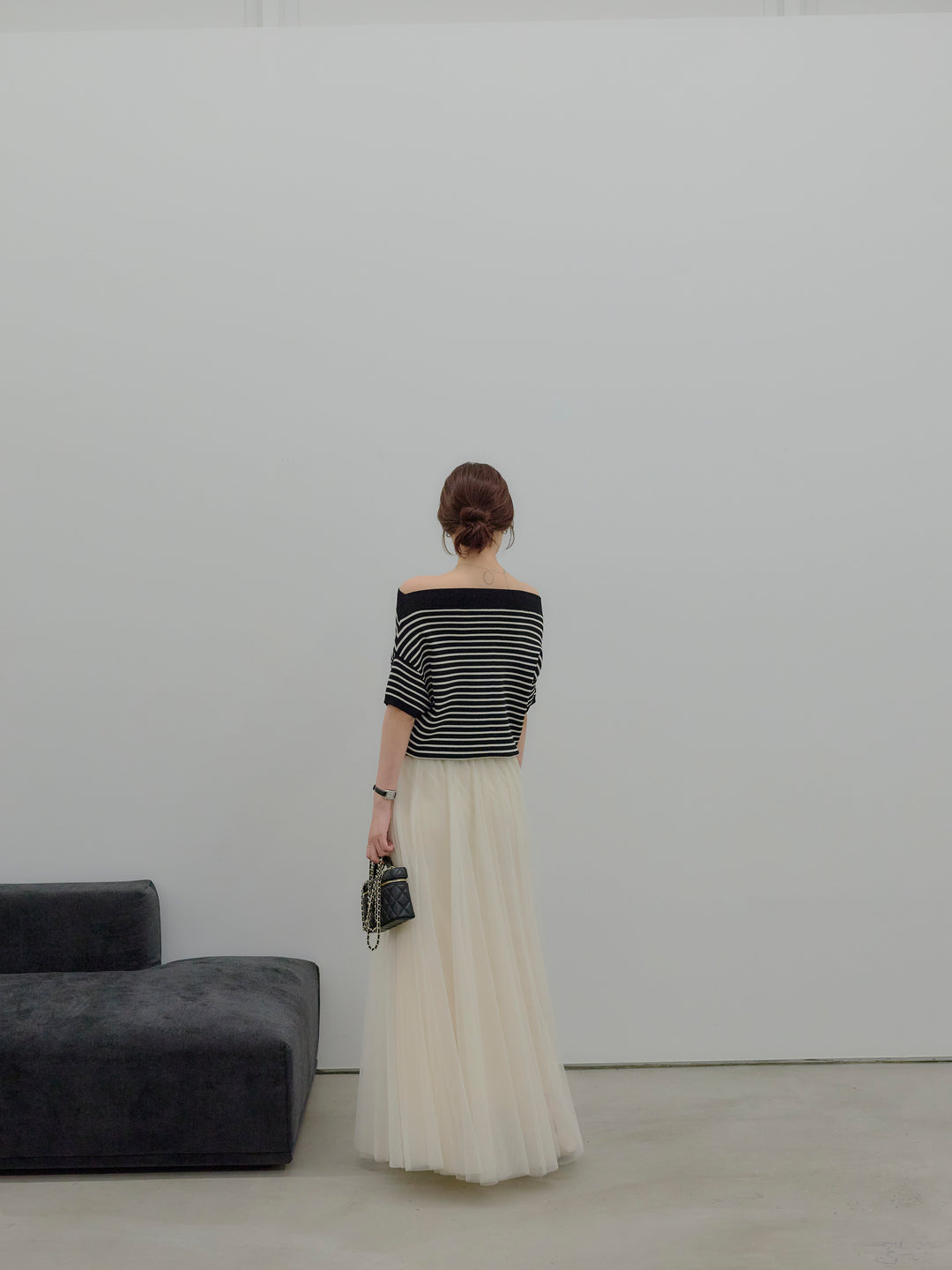 2WAYネックスプリングニットトップス