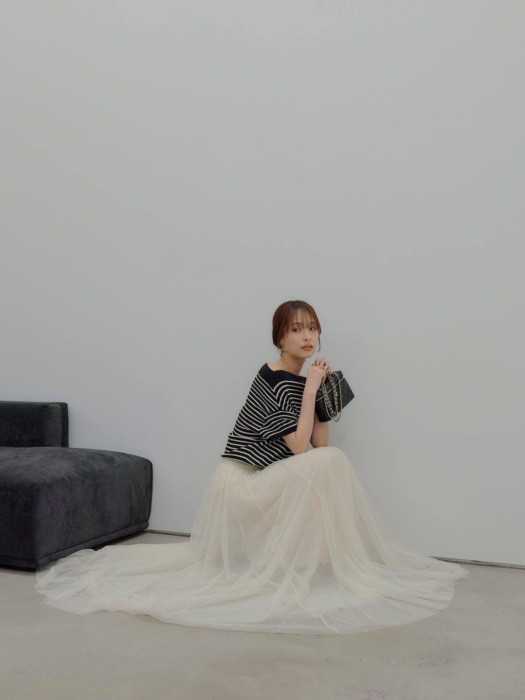 2WAYネックスプリングニットトップス