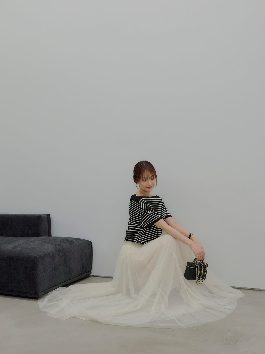 2WAYネックスプリングニットトップス