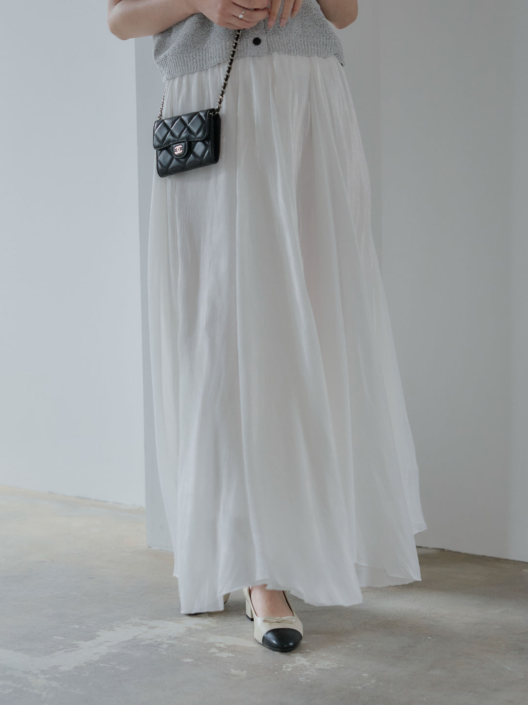 グロッシーフレアスカート