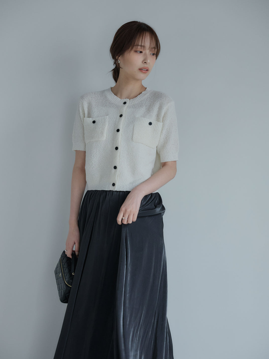 グロッシーフレアスカート