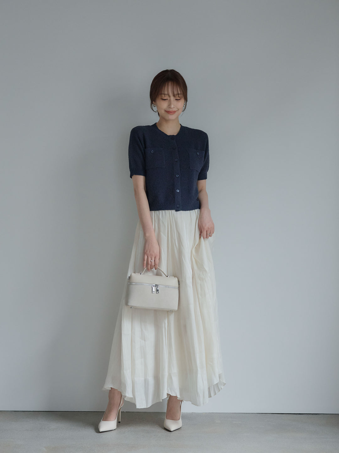 グロッシーフレアスカート